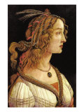 Portrait of Simonetta Vespucci by Botticelli Fotografía por Sandro Botticelli