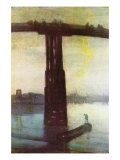 Old Battersea Bridge Poster by James Abbott McNeill Whistler