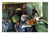 Still Life with Eggplant Poster by Paul Cezanne