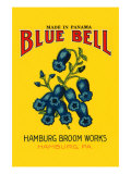 Blue Bell Broom Label Affiches