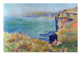 Cliffs At Varengeville Posters par Claude Monet