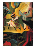 Russian Ballet Prints by Auguste Macke Russian Ballet Prints by Auguste Macke
