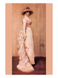 Nocturne In Pink and Gray, Portrait of Lady Meux Prints by James Abbott McNeill Whistler
