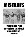 Mistakes Posters by Wilbur Pierce