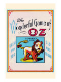 Thewonderful Game of Oz - Cowardly Lion Affiches par John R. Neill