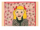 Golden Hair Girl Prints by Norma Kramer