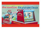 American Circus Television Truck Posters