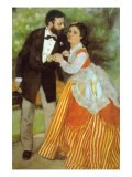 Alfred Sisley Print by Pierre-Auguste Renoir