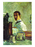 Self Portrai Looking In a Mirror Fotografía por Henri de Toulouse-Lautrec