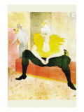 Sitting Clown Kunstdrucke von Henri de Toulouse-Lautrec