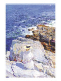 Southern Rock Riffs, Appledore Poster von Childe Hassam