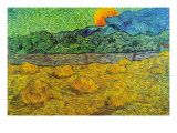 Rising Moon Posters par Vincent van Gogh
