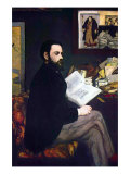 Portrait d'Emile Zola Poster par Édouard Manet