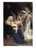 Song of The Angels Posters af William Adolphe Bouguereau