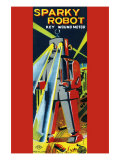 Sparky Robot Print