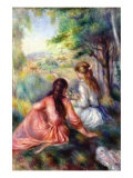 In The Meadow Poster by Pierre-Auguste Renoir