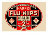 Harris' Flu-Nips Affiches