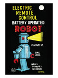 Electric Remote Control Battery Operated Robot Affiches