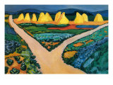 Vegetable Fields Posters par Auguste Macke