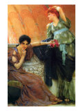Unbewusste Rivalinnen Foto von Sir Lawrence Alma-Tadema