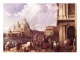 Venetian Piazza Prints by Canaletto 