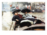 The Thames Poster von James Tissot