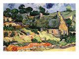 Shelters In Cordeville Kunstdrucke von Vincent van Gogh