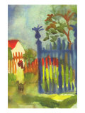 Portail du jardin Posters par Auguste Macke