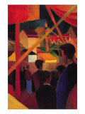 Tightrope Poster von Auguste Macke
