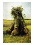Sheaves Bundled High In a Field Kunstdrucke von Vincent van Gogh