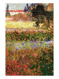 Flowering Garden with Path Kunstdrucke von Vincent van Gogh