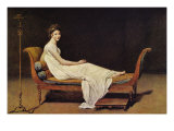 Portrait of Madame Rmier Print by Jacques-Louis David