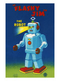 Flashy Jim - The Robot Affiches