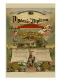 Symbols - Masonic Diploma Posters