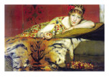 A Craving For Cherries Print by Sir Lawrence Alma-Tadema