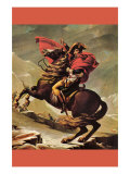 Napoleon Crosses The Great St. Bernard Pass Prints by Jacques-Louis David
