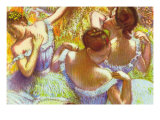 Dancer In Blue Poster by Edgar Degas