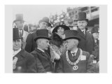 President and Mrs. Coolidge at Laying of Cornerstone of George Washington Masonic National Memorial Posters