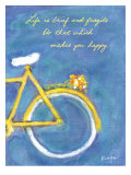Makes You Happy Kunstdruck von Flavia Weedn