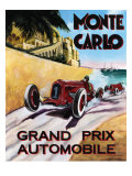 Monte Carlo Grand Prix Giclee Print by Chris Flanagan
