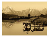 River Crossing II Giclée-tryk af Robert Dawson River Crossing II Giclée-tryk af Robert Dawson