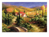 Tuscan Bridge Giclée-Druck von Art Fronckowiak