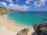 Porthcurno Beach, Cornwall, England, United Kingdom, Europe Photographic Print by Neale Clark