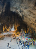 Hindu Shrine in Temple Cave at Batu Caves, Kuala Lumpur, Malaysia, Southeast Asia, Asia Photographic Print by Christian Kober
