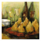 Dessert Pears Giclee Print by Christina Doelling
