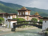 Punakha Dzong Dating from 1637, Punakha, Bhutan, Asia Photographic Print by Christian Kober