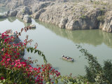 Marble Rocks Gorge, on the Narmada River, Bhedaghat, Jabalpur, Madhya Pradesh State, India Photographic Print by Tony Waltham