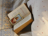 Bible, Saint Gervais, Haute Savoie, France, Europe Fotografisk tryk af Godong