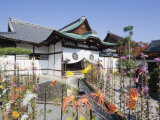 Ikebana Flower Arrangement, Daikaku Ji (Daikakuji) Temple, from 876, Sagano Area, Kyoto, Japan Photographic Print by Christian Kober