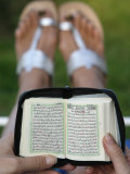 Woman Reading Koran Photographic Print by Godong 